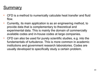 C Cfd Code 01-introduction Computational Fluid Dynamics | PPT