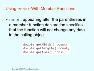 IntroductionToClass-C13_C++ programming University | PDF