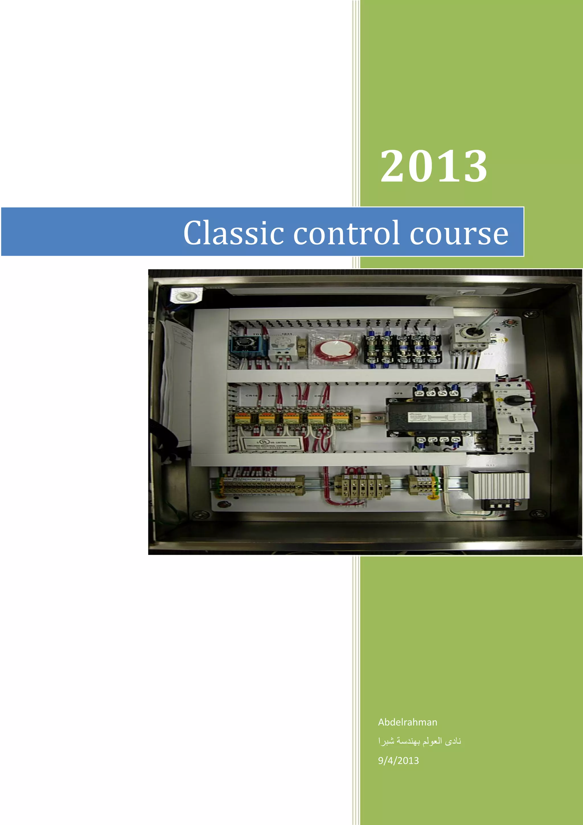 01 introduction to-classical_control | PDF