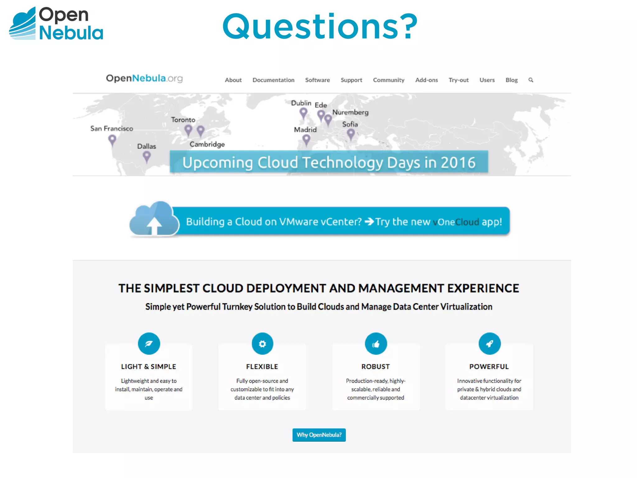 Questions?
Questions?
 