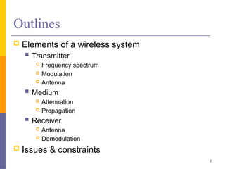 Comprehensive Introduction to Wireless Communication Systems and ...