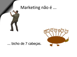 Marketing não é ...




... bicho de 7 cabeças.
 