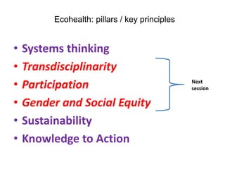 Introduction to EcoHealth