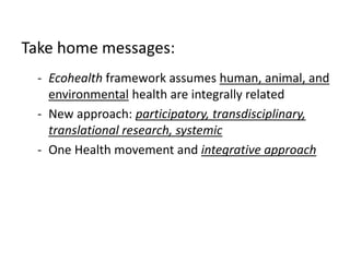 Introduction to EcoHealth