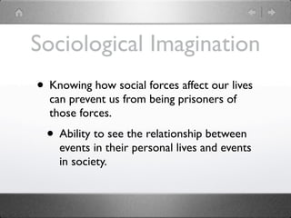 how sociology affects our lives