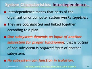01 isad-information system analysis and design intro by S. A. AHSAN ...