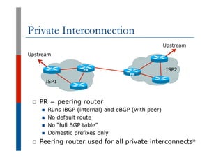 Isp1 Router ISP Network Design workshops how to design networks | PDF