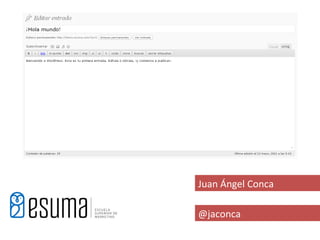 Juan Ángel Conca

@jaconca
 