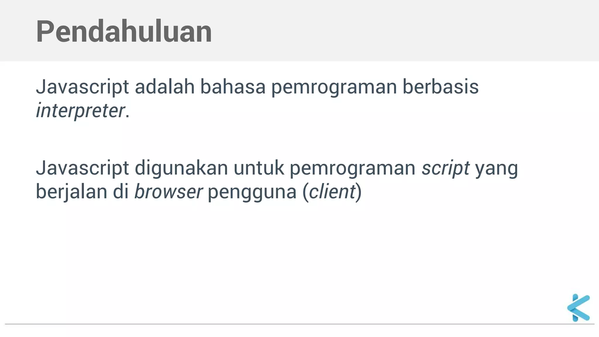 Pemrograman Web - Javascript | PDF