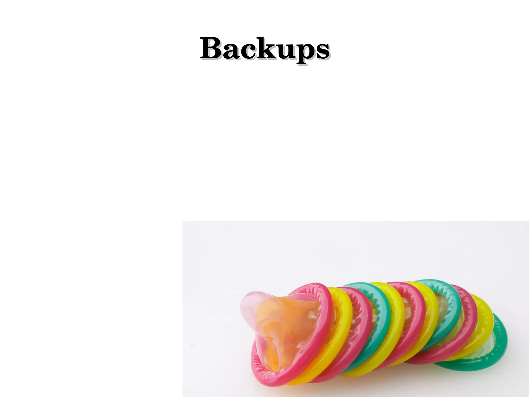 Backups

 