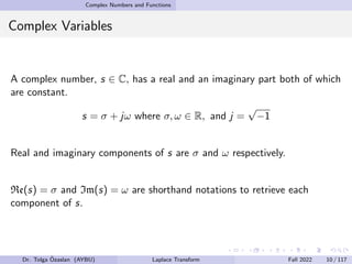 01-LaplaceTransformation complex variables | PDF