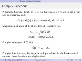01-LaplaceTransformation complex variables | PDF