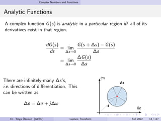 01-LaplaceTransformation complex variables | PDF
