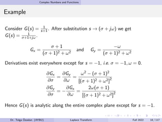 01-LaplaceTransformation complex variables | PDF