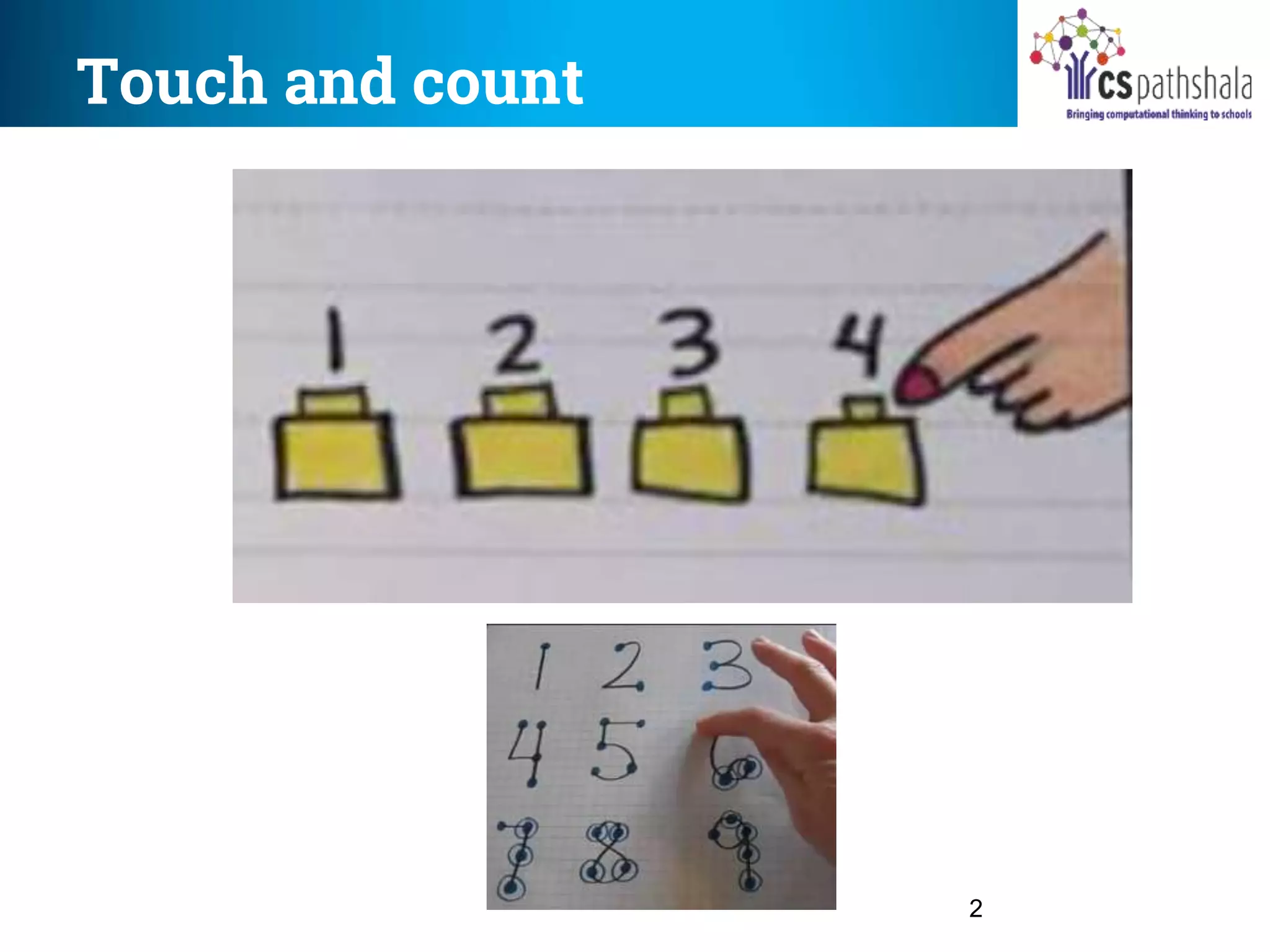Touch and count
2
 