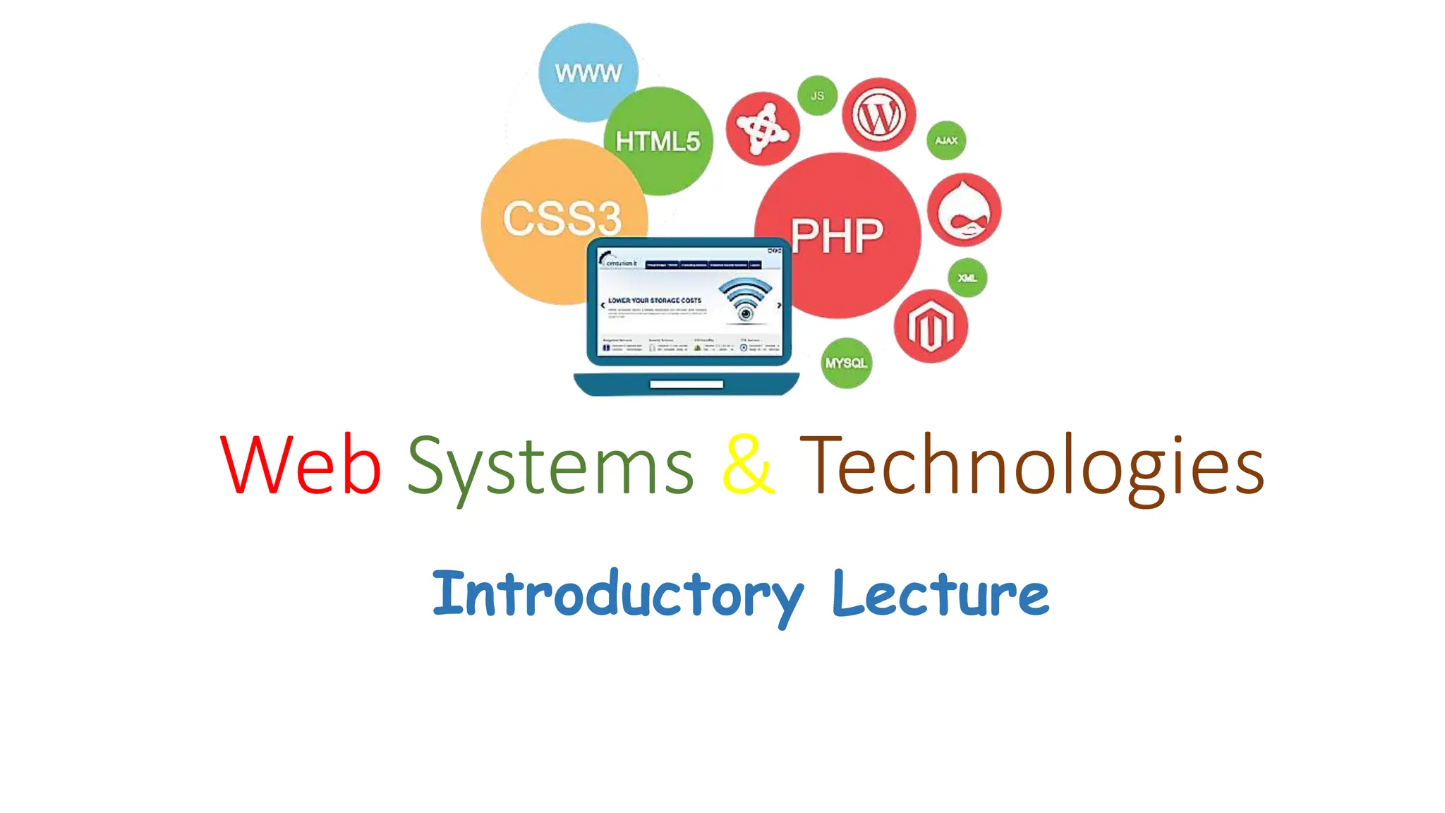 01-Lecture Web System & Technology Introduction.pptx | Web Design and ...