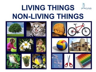 LIVING THINGS
NON-LIVING THINGS

 