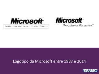 Logotipo da Microsoft entre 1987 e 2014
 