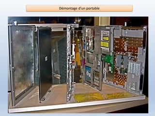 Démontage d’un portable
 