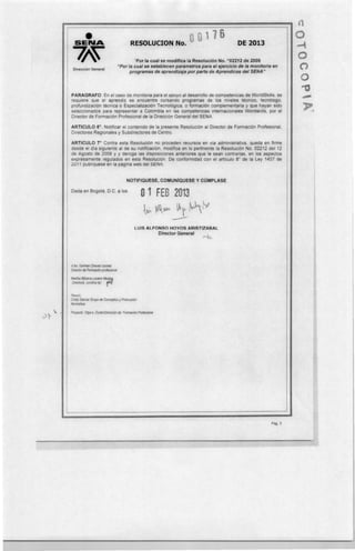 Resolución 00176