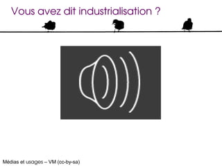 Vous avez dit industrialisation ?




Médias et usages – VM (cc-by-sa)
 