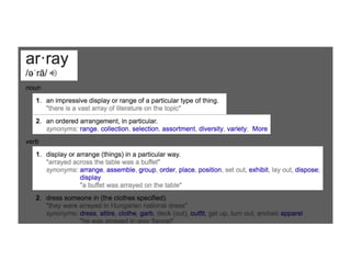 Array
 