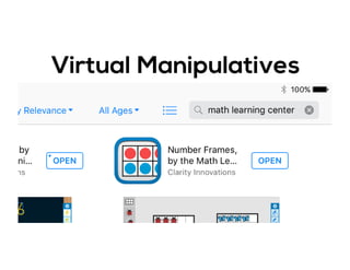Virtual Manipulatives
 