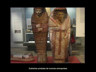 Cubiertas pintadas de momias antropoides 
