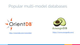 01 nosql and multi model database | PDF