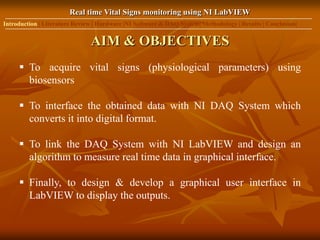 Ni.com Monitoring REAL TIME VITAL SIGN MONITORING USING NI LABVIEW | PPTX