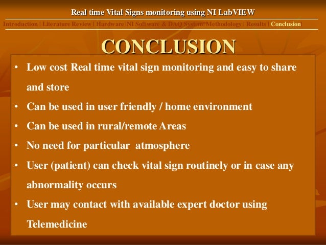 Conclusion for pulse rate picture
