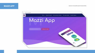 MAZZI APP Сургалтын чиглэлээр Mazzi app-ийг хөгжүүлж байна.
 