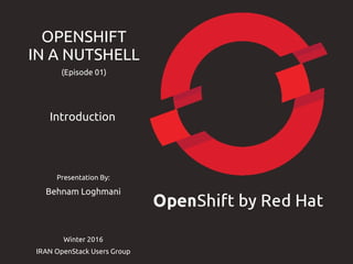 OpenShift In a Nutshell - Episode 01 - Introduction | PDF