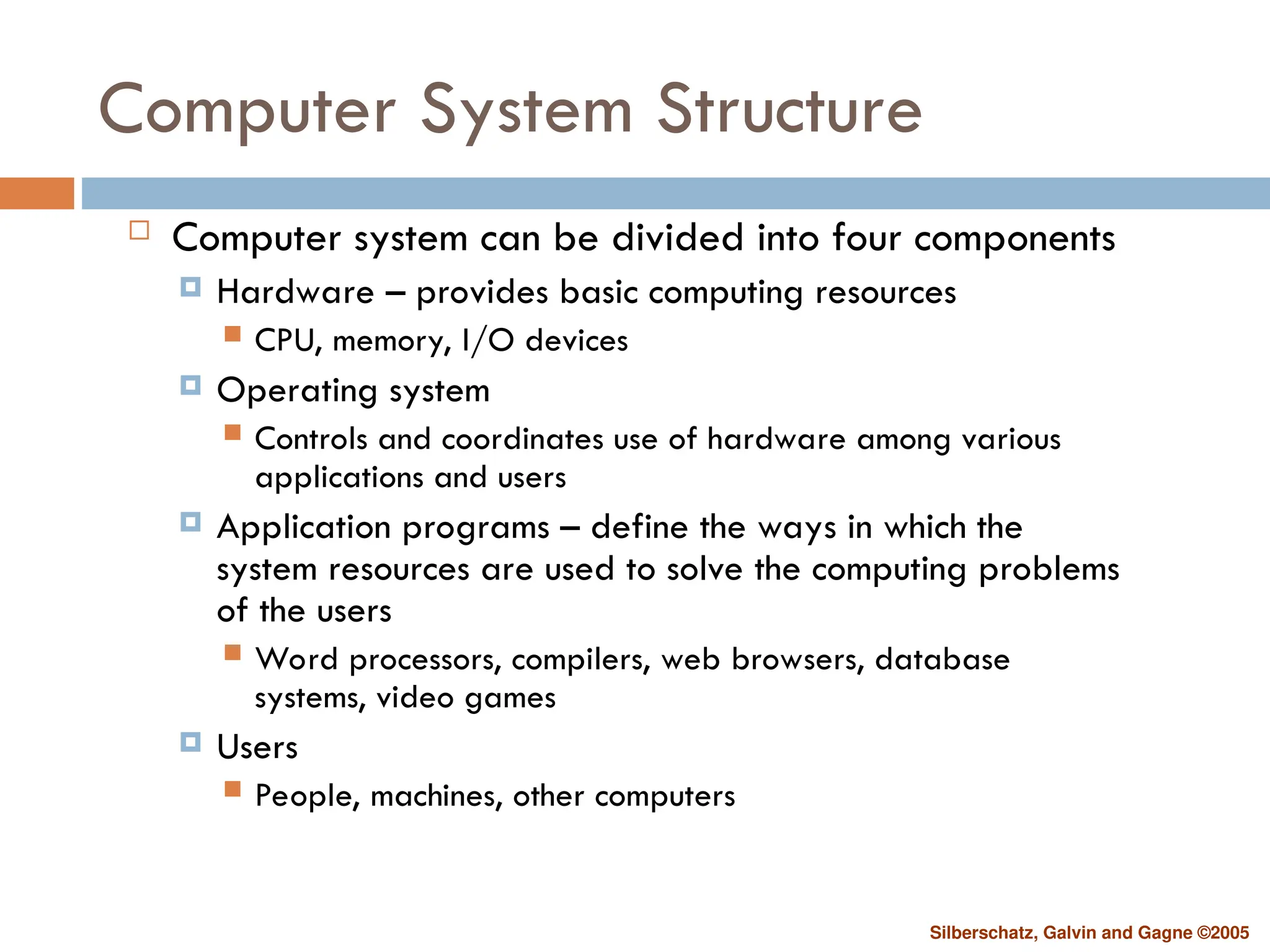Computer System Structure and Operating system Introduction | PPT