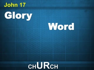 Go, Go, Go John 17:17-19 A Missionary Church In the World Not of