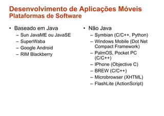 Desenvolvimento de Aplicações Móveis em Java - Parte 1