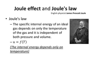 Joule effect and Joule's law
English physicist James Prescott Joule
 