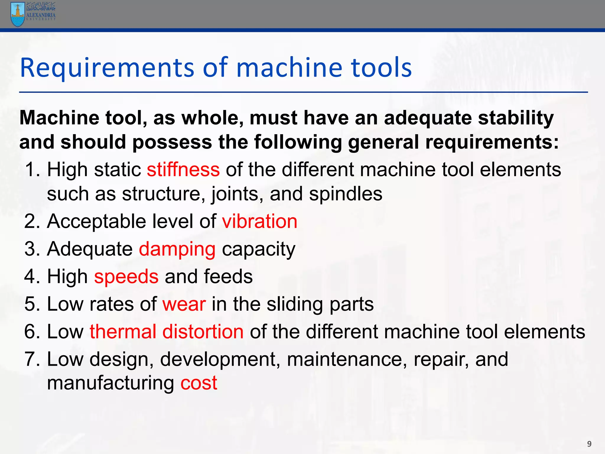 01-PED121-Lecture 2- Basic Elements and Mechanisims of Machine tools.pdf