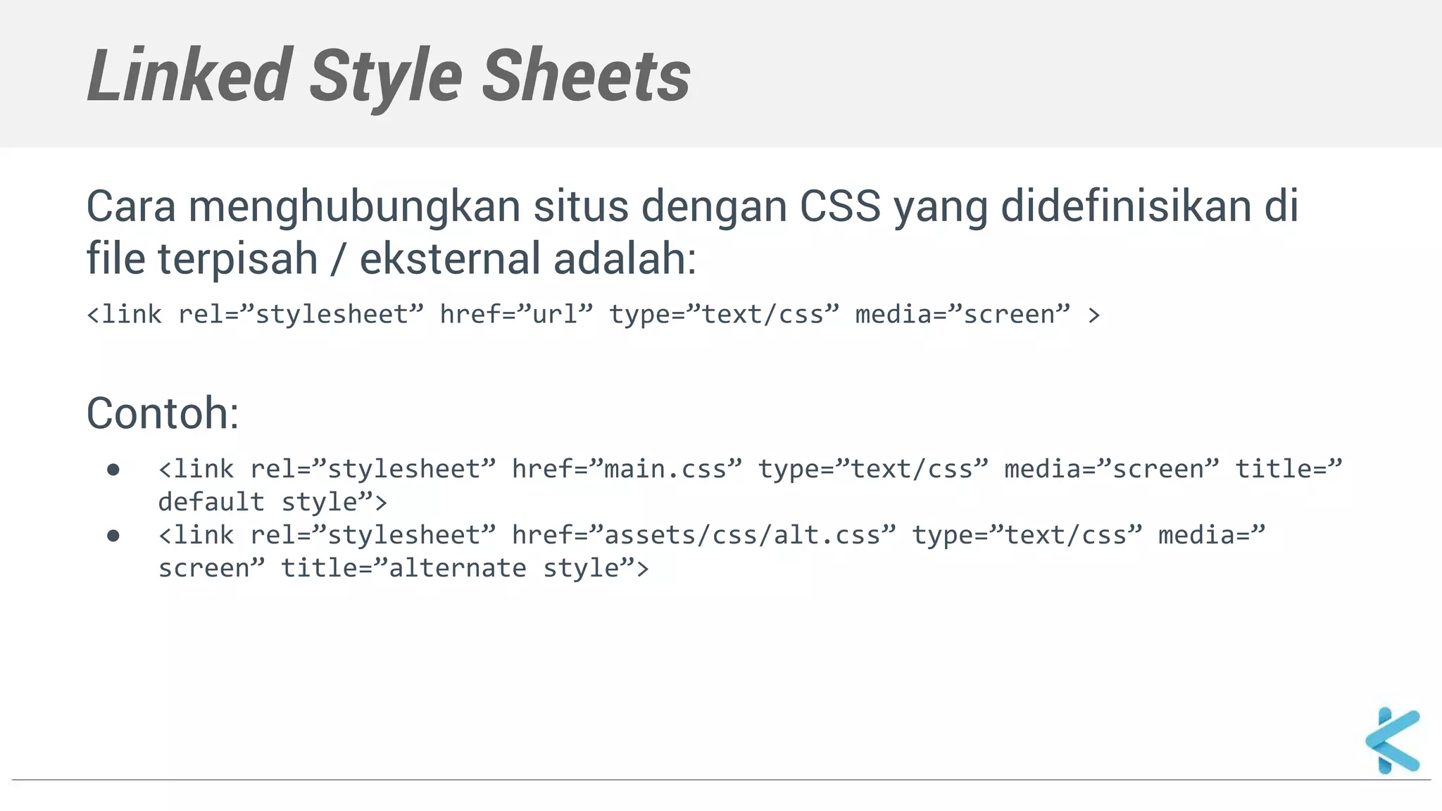 Pemrograman Web - Pengenalan CSS | PDF