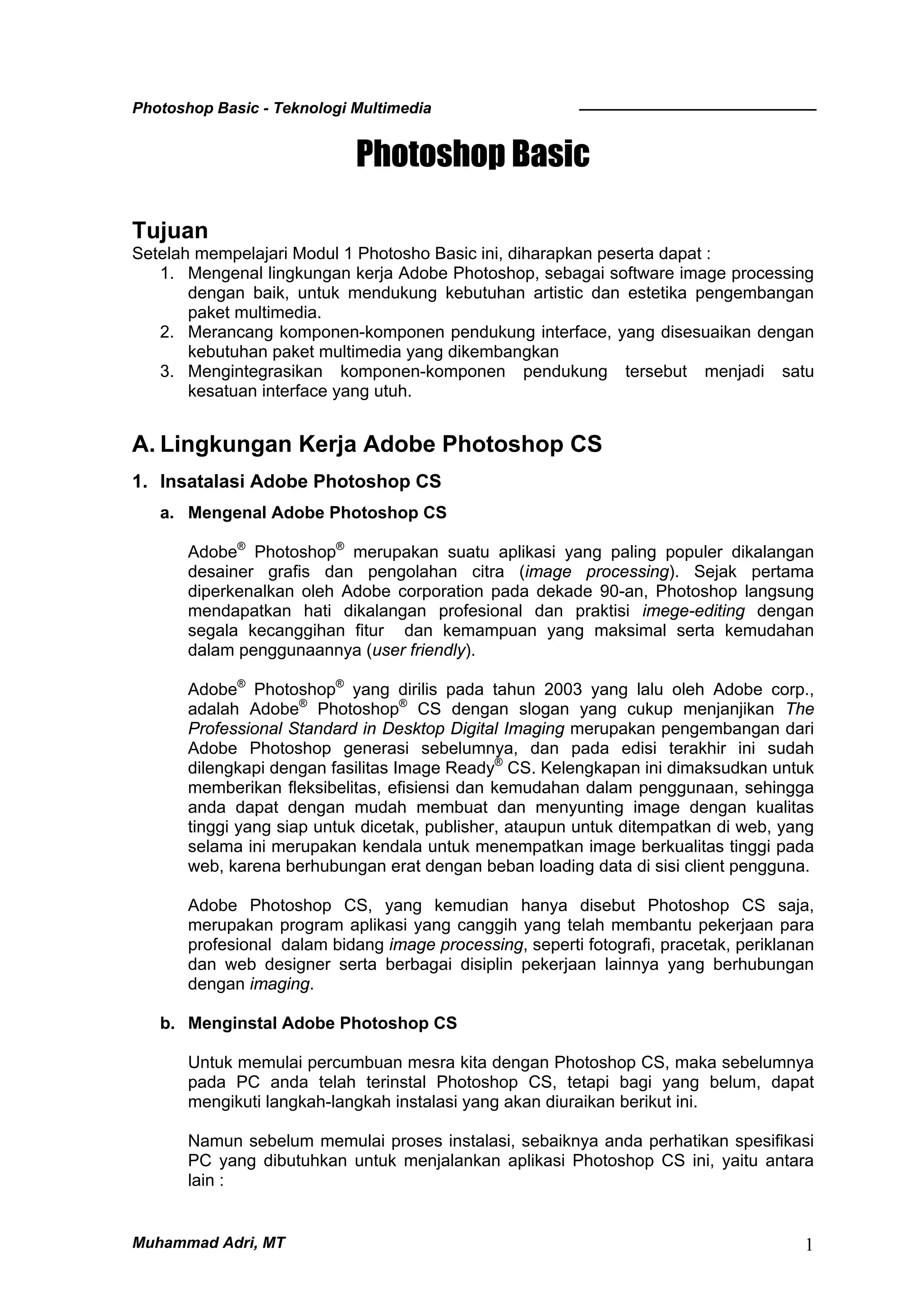 photoshop-basic | PDF