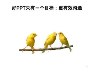 好PPT只有一个目标：更有效沟通12