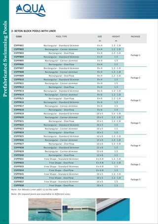 Swimming pool equipments | PDF