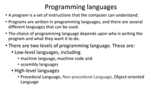 01-PROGRAMMING introA of the class name. Pptx | PPT