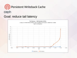 Persistent Writeback Cache
Goal: reduce tail latency
 