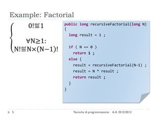 Recursion in Java | PDF