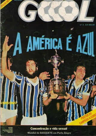 01- Revista gool nº 3 - campeão da américa 1983