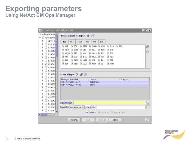 nokia netact planner editor