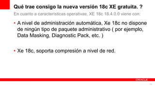 Oracle Database XE 18c | PPTX