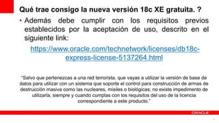 Oracle Database XE 18c | PPTX