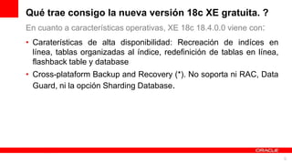 Oracle Database XE 18c | PPTX
